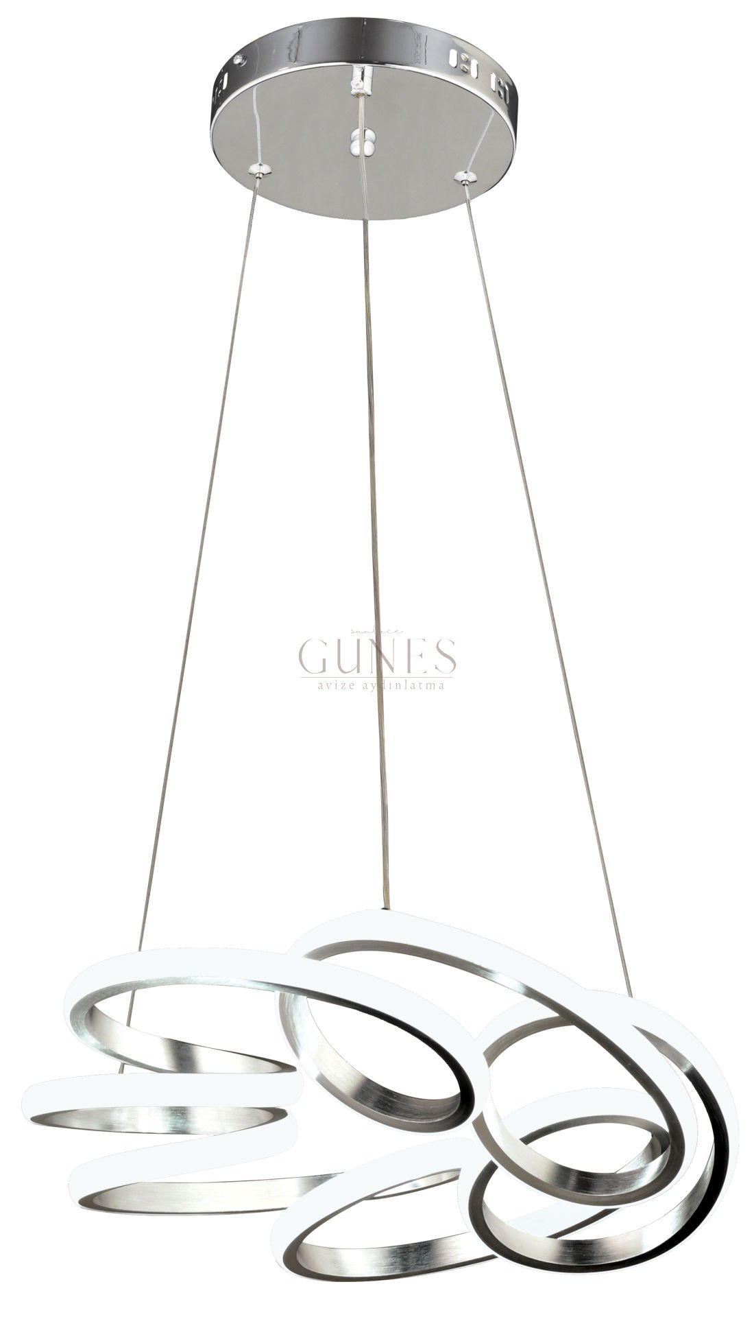 ÖZMER AD-106 KROM SARKIT LED AVİZE