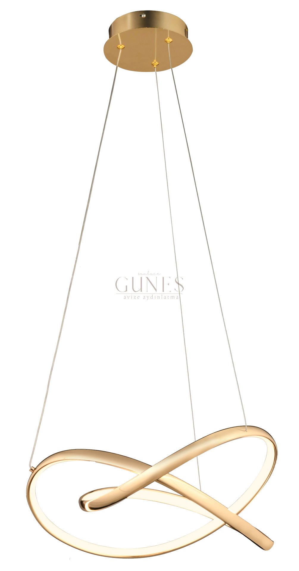 ÖZMER AD-107 GOLD SARKIT LED AVİZE