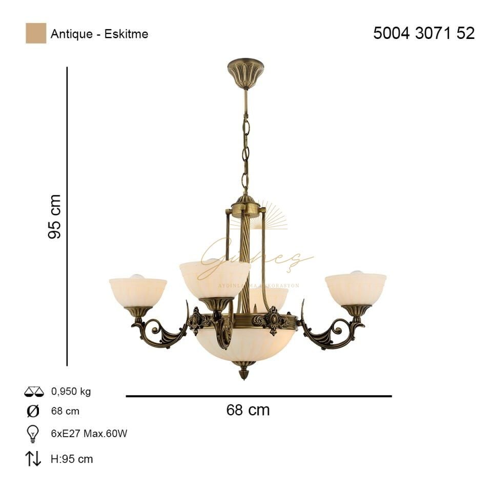 Mass 4 lü Avize Eskitme