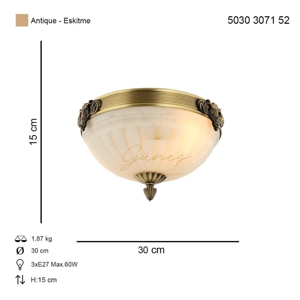 Mass 30luk Tekli Avize Eskitme