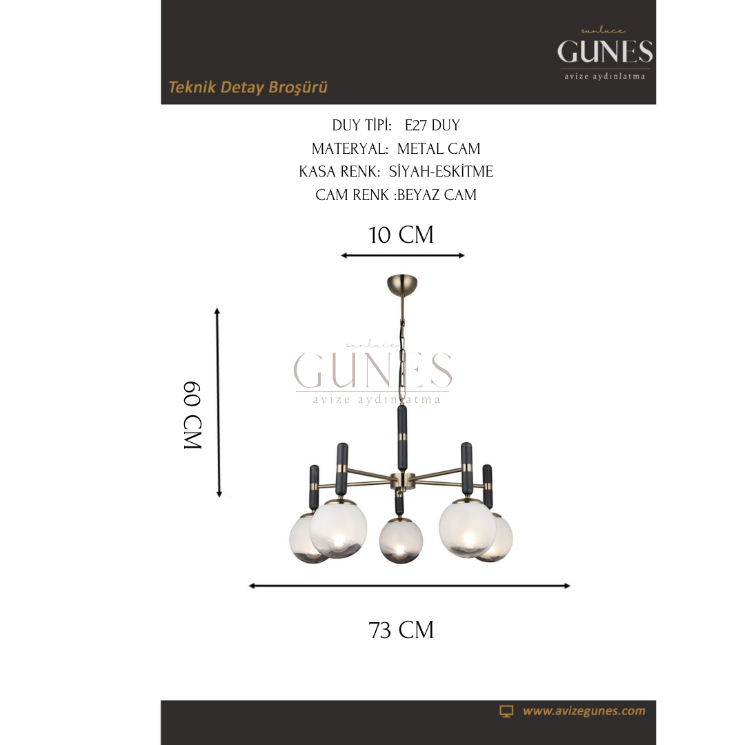 Aytaç Lucea Antra 5 li Avize