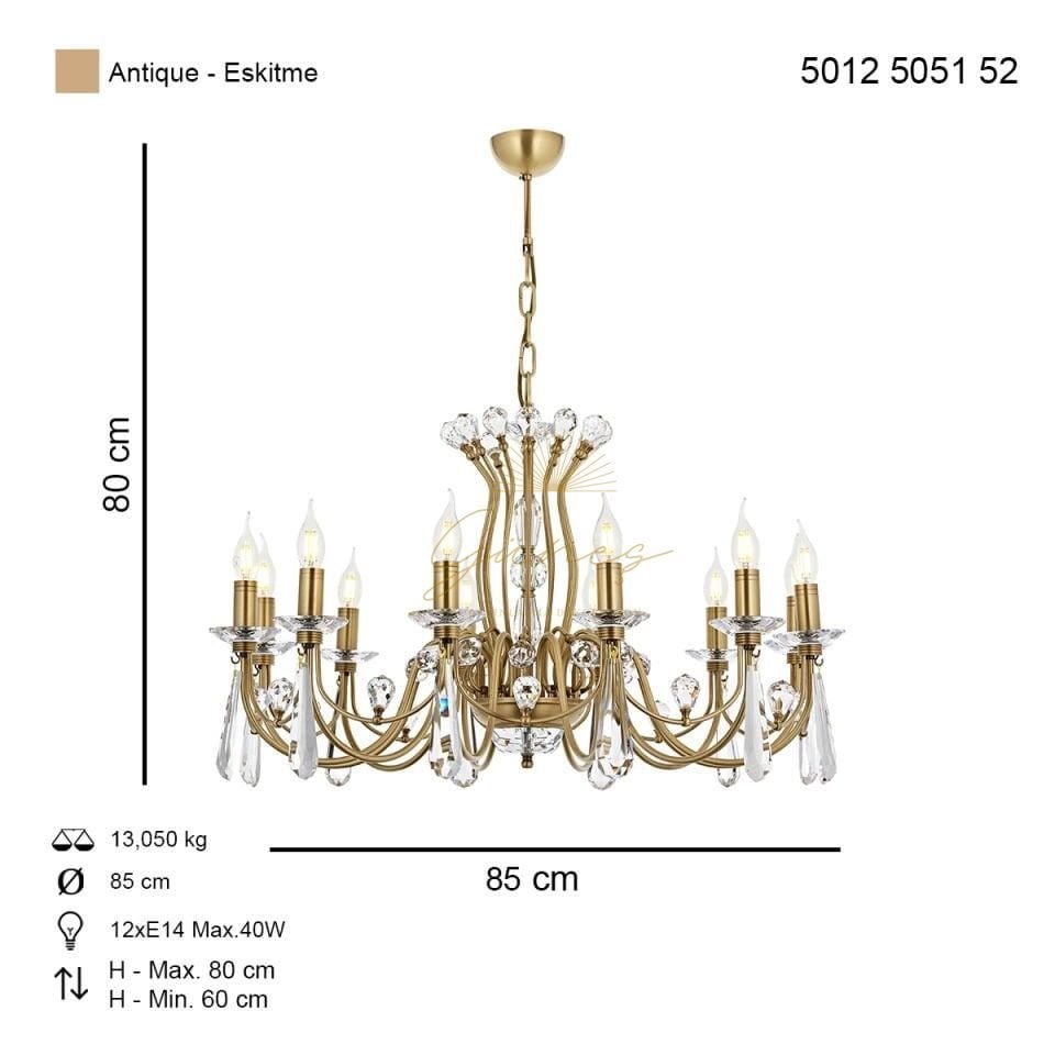 Leydi 12 li Avize Eskitme