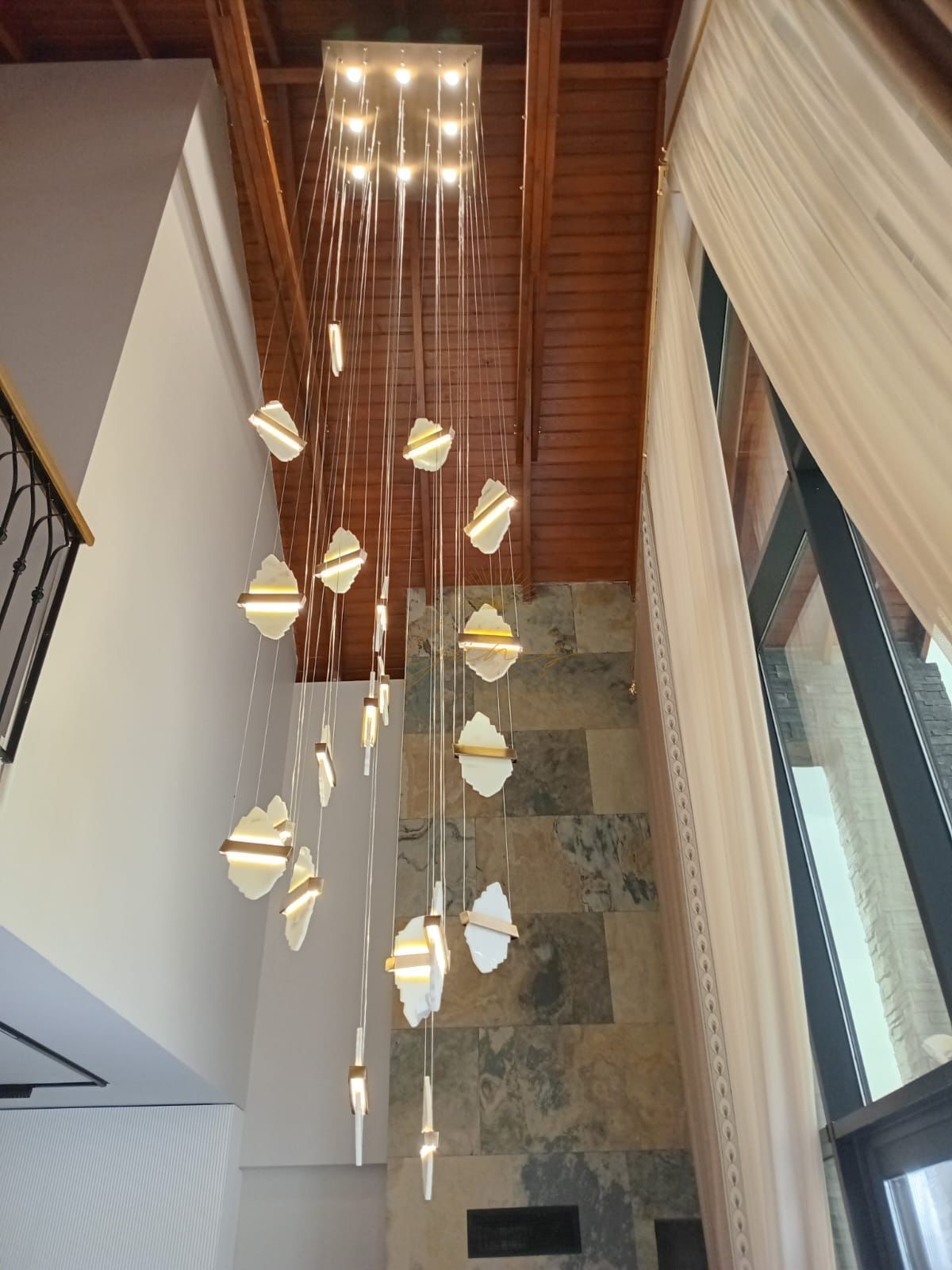 MERMER ESKİTME 20Lİ SARKIT AVİZE