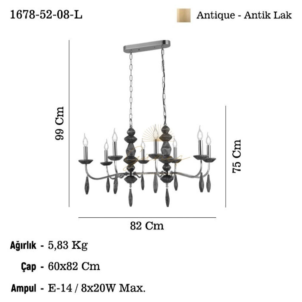 OMURA 8 LI YM ANTIK LAK AVIZE 8XE14