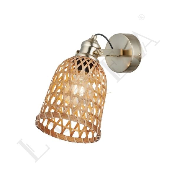 NATURA TEKLI ANTIK LAK APLİK 1XE27