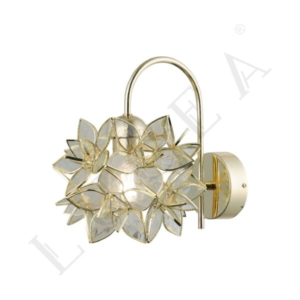 ROZERA TEKLİ ALTIN APLİK 1XE27