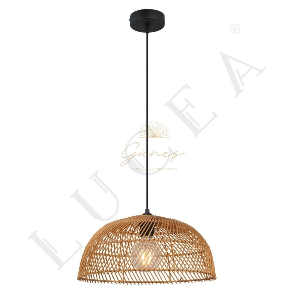 ZERFA Q350 TEKLİ SİYAH AVİZE 1XE27