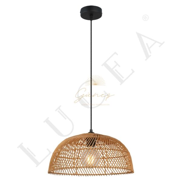 ZERFA Q350 TEKLİ SİYAH AVİZE 1XE27