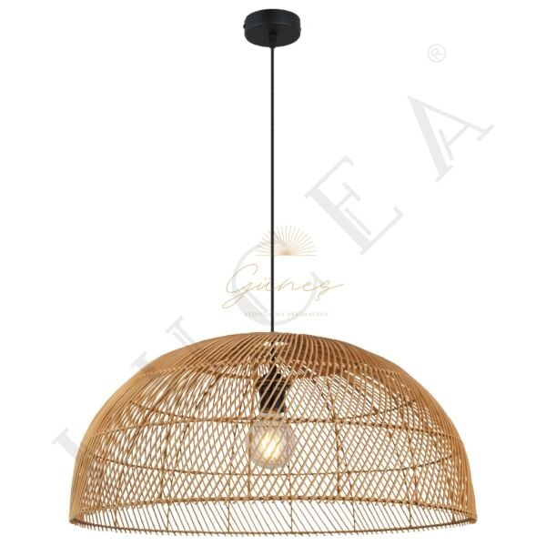 ZERFA Q600 TEKLİ SİYAH AVİZE 1XE27