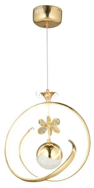 ÖZMER AD-035 GOLD TEKLİ SARKIT LED AVİZE