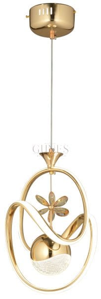 ÖZMER AD-031 GOLD TEKLİ SARKIT LED AVİZE