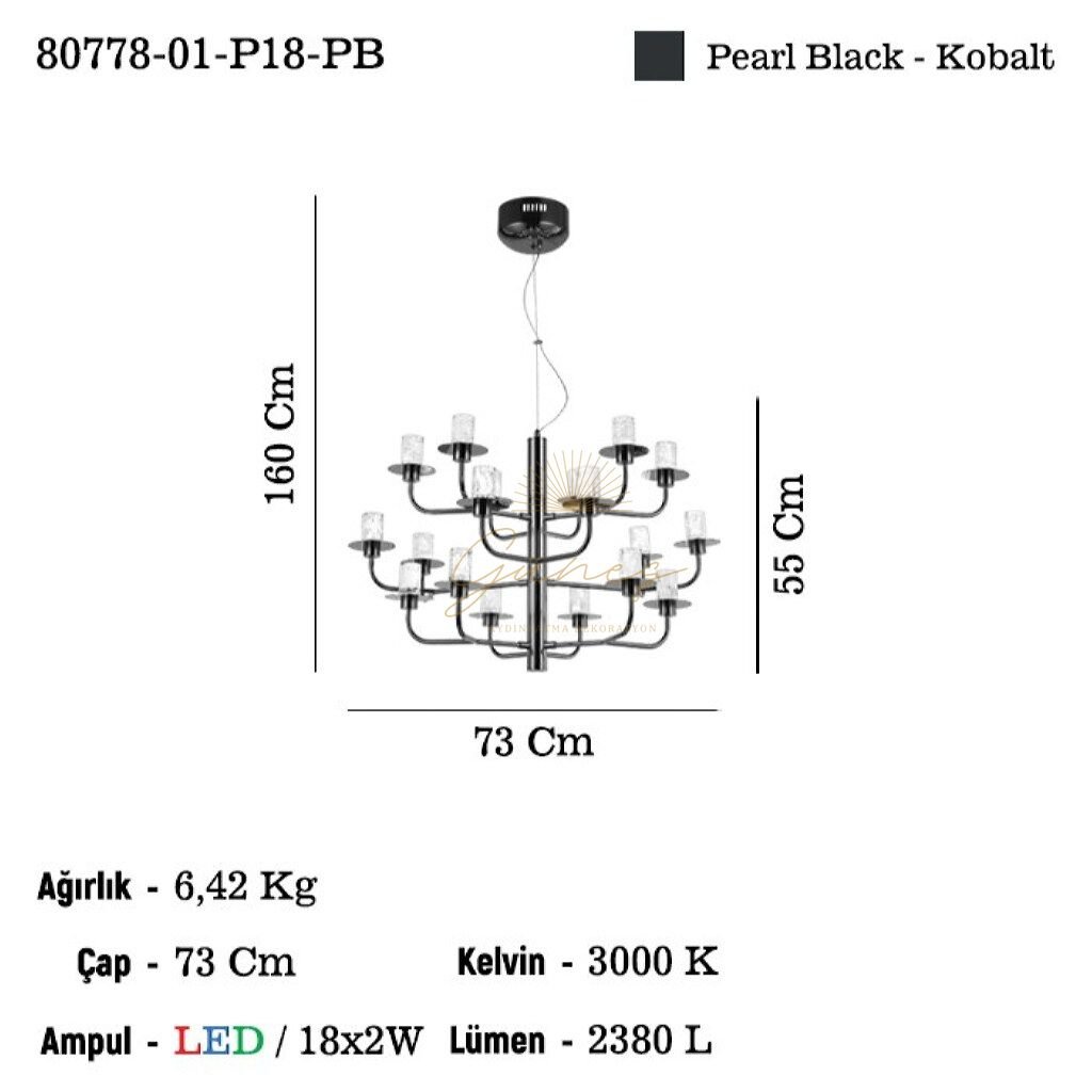 REMS 18 LI LEDLI AVIZE 3000K 34W