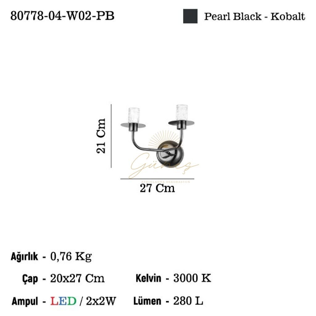 REMS 2 LI LEDLI APLIK 3000K 2X3W