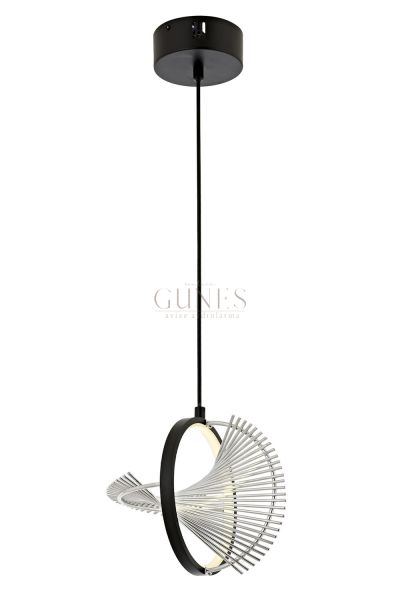 Siyah Boyalı Modern Avize AVONNI AV-1907-1BSY-22
