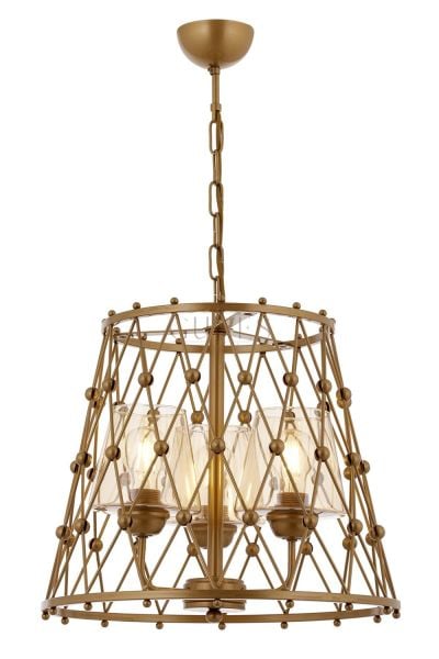 Eskitme Boyalı Modern Avize AVONNI AV-1904-3BSA