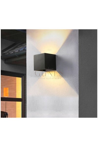 Cata CT-5215 5W Dominika Dış Mekan Siyah Kasa Led Aplik