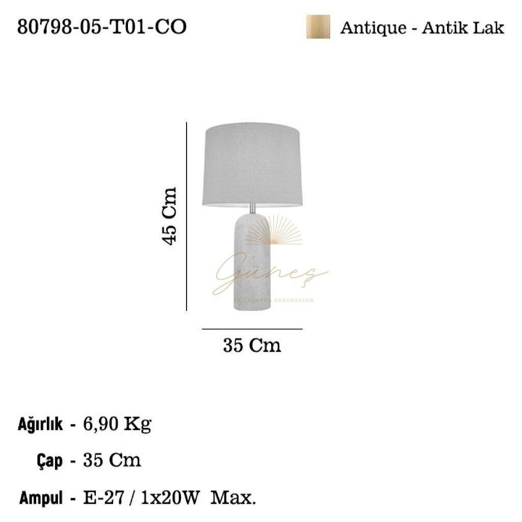 SALSOLA 05 MASA LAMBASI 1XE27