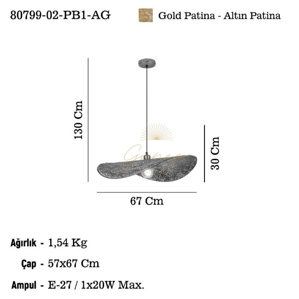 ANDESA 02 B.BOY METAL TEKLI 1XE27