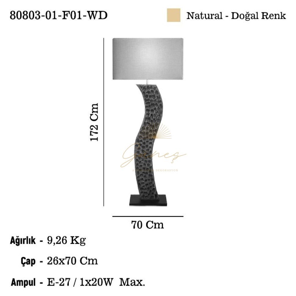 BALETTO 01 LAMBADER 1XE27