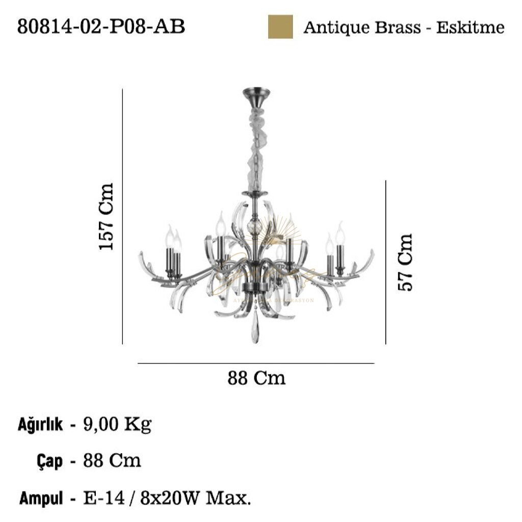 BUCCI 8 LI ANTIK LAK AVIZE 8XE14