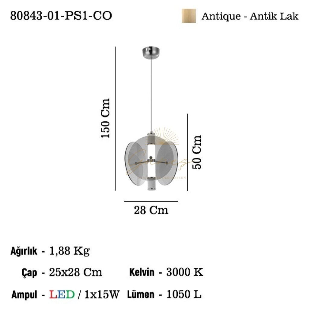 DUCADO K.BOY LEDLI SARKIT 3000K 15W