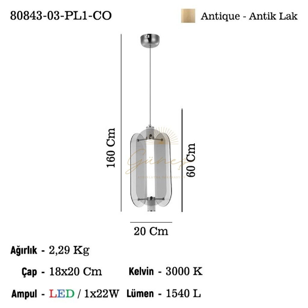 DUCADO U.BOY I LEDLI SARKIT 3000K 22W