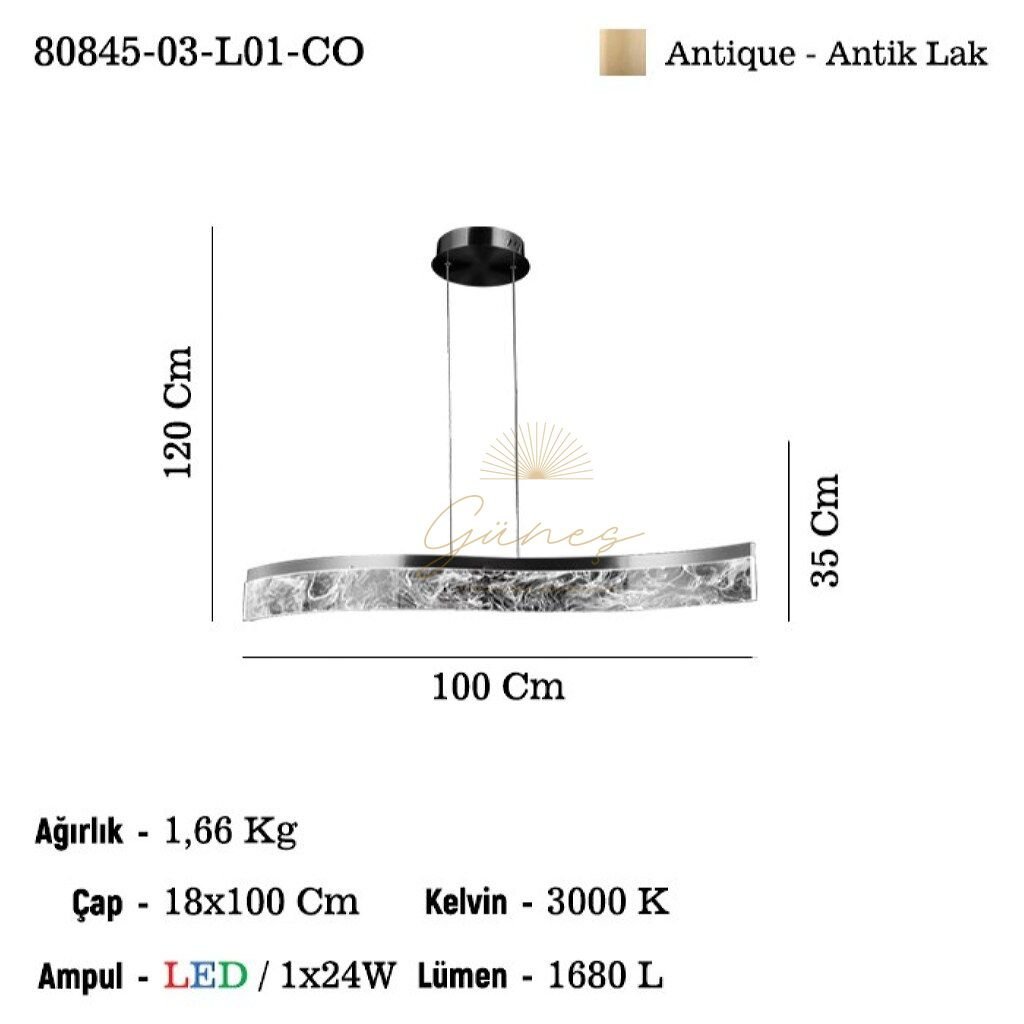 MINOSA M.USTU LEDLI AVIZE 3000K 24W
