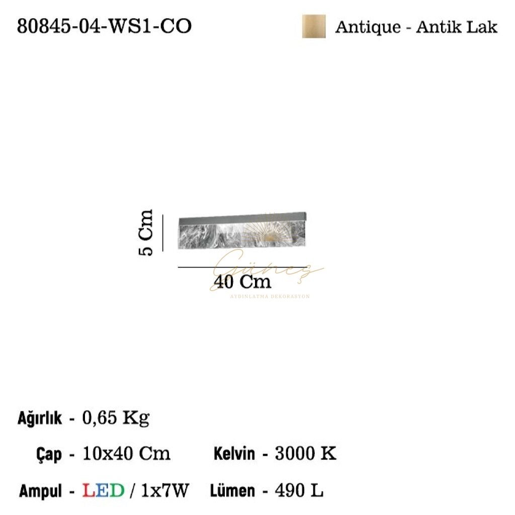 MINOSA K.BOY LEDLI APLIK 3000K 7W