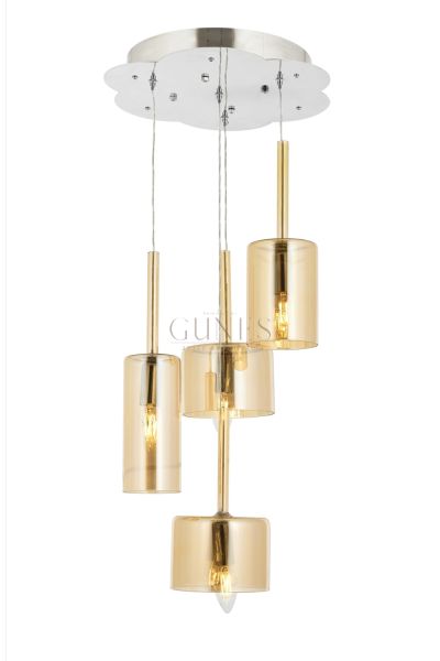 Krom Kaplama Modern Avize AVONNİ-AV-1675-4KT