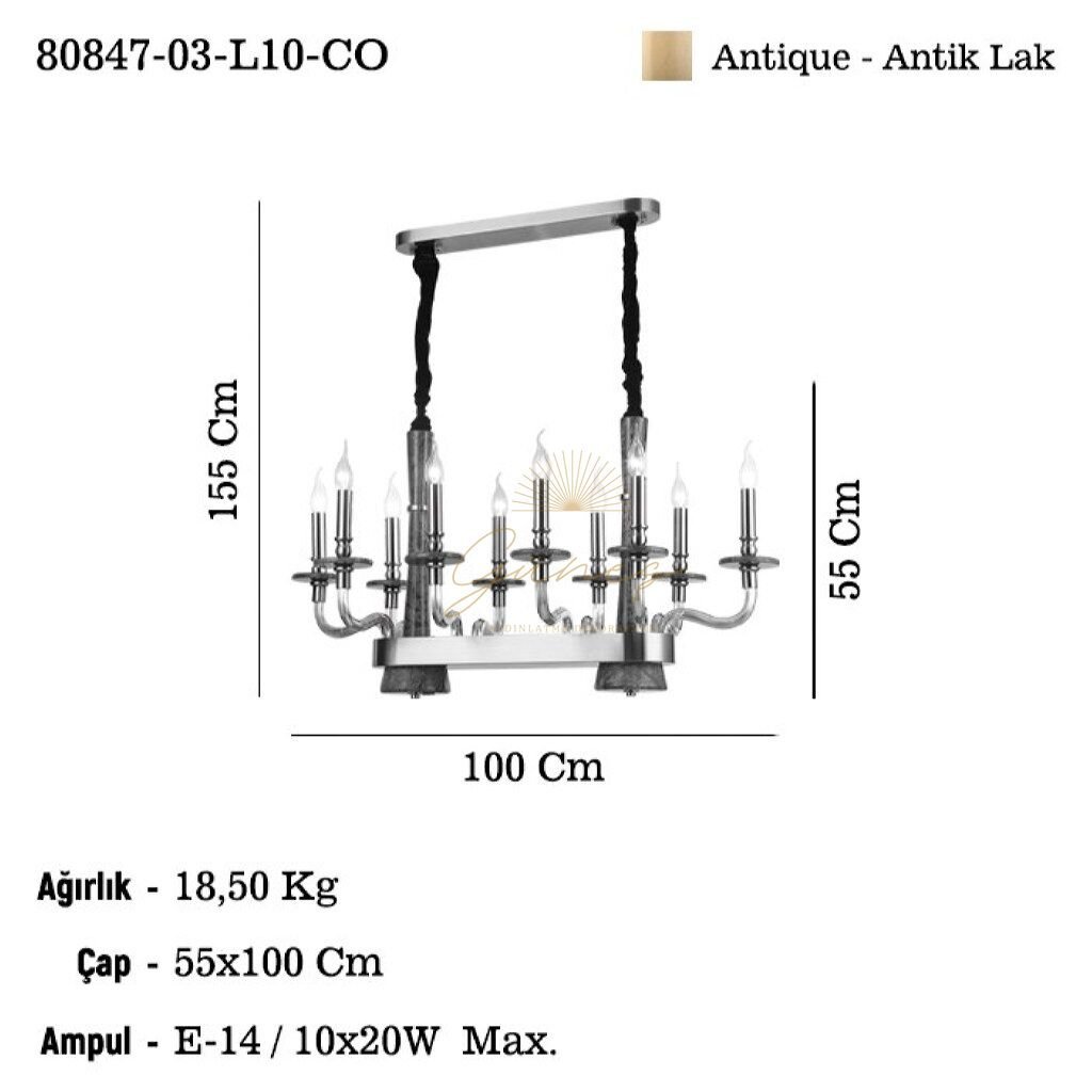 OLMEDA 10 LU M.USTU AVIZE 10XE14