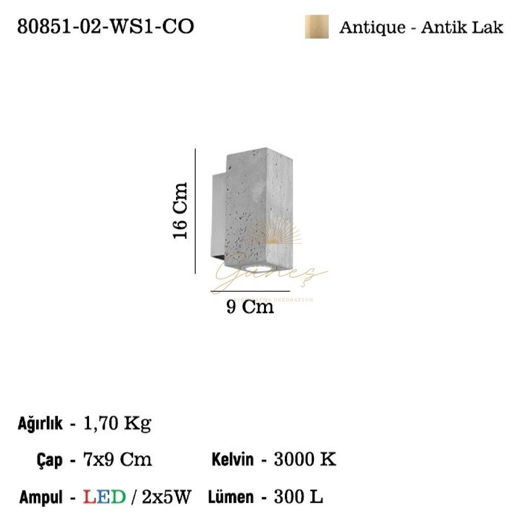 SANTES KARE APLIK 2XGU10