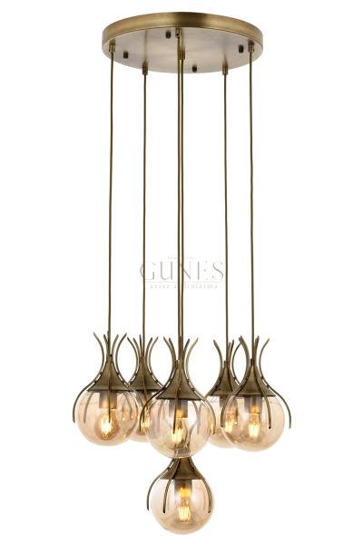 Eskitme Kaplama Modern Avize AVONNİ-AV-1766-6ET