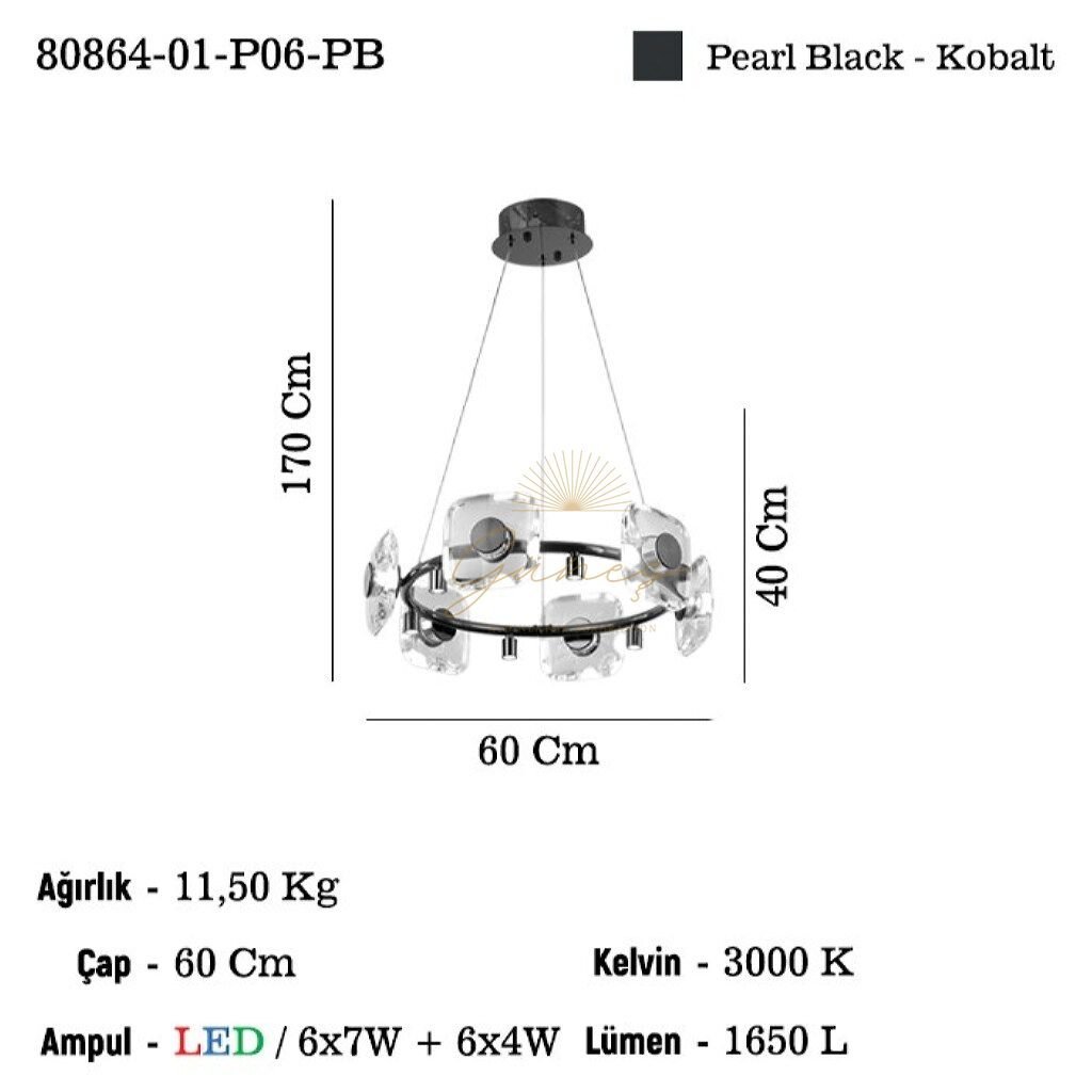TORRES 6 LI LEDLI AVIZE 3000K 65W