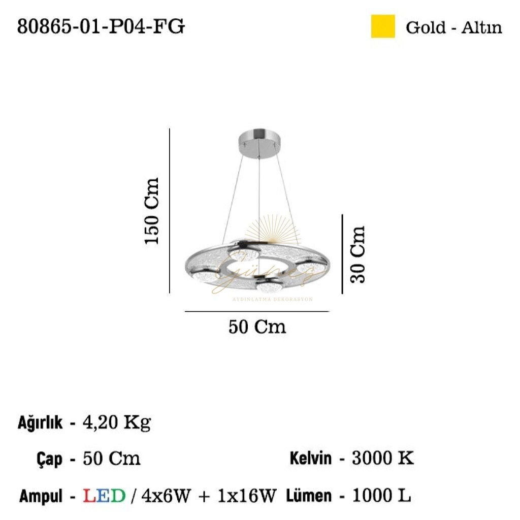 LUMBIER 4 LU LEDLI AVIZE 3000K 40W