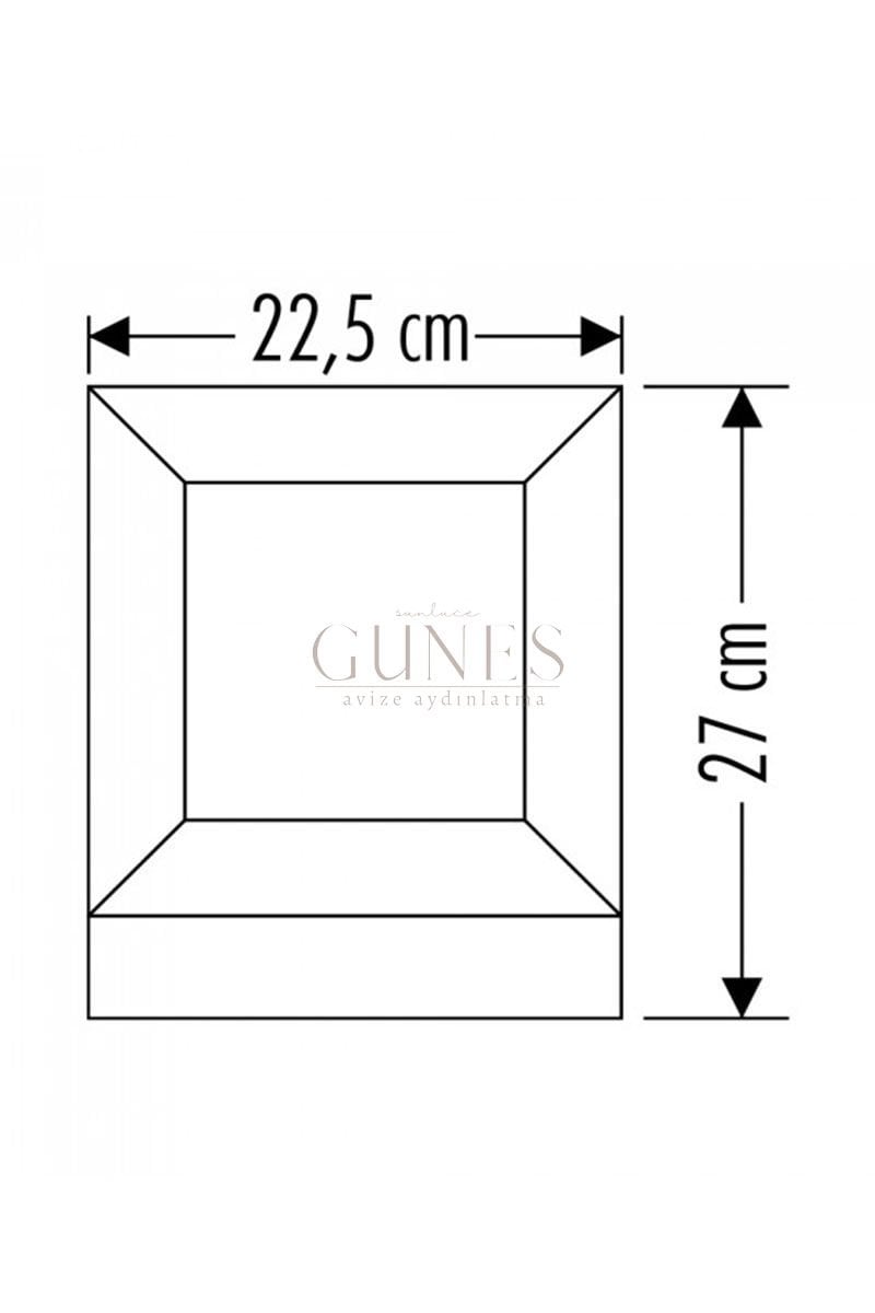 Cata CT-7022 E27 27cm Siyah Milan Set Üstü Bahçe Armatürü