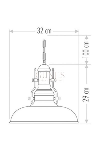 Cata Dekoratif Sarkıt Armatür 32 cm Çapında CT-8250