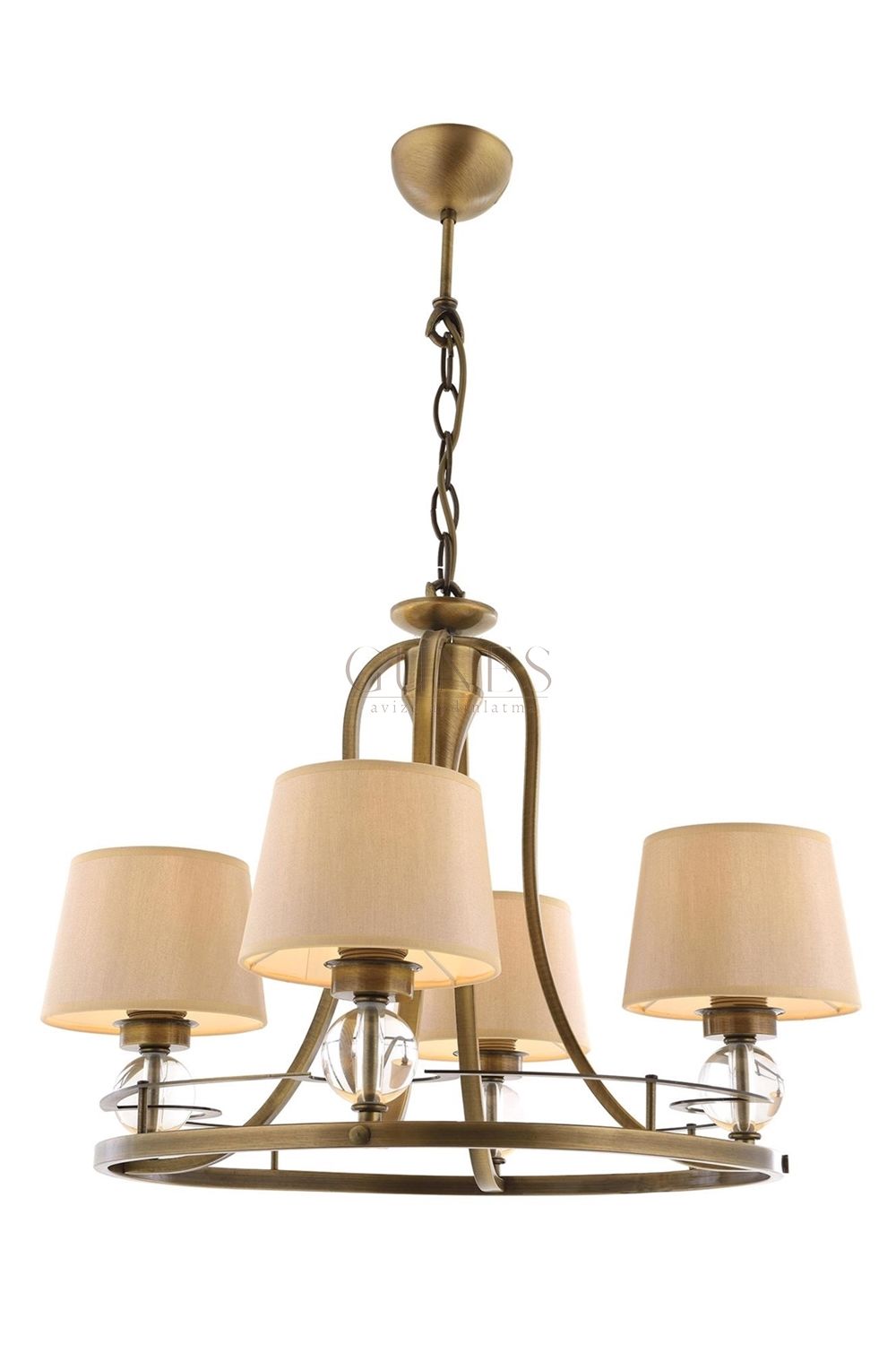 Eskitme Kaplama Modern Avize AVONNİ-AV-1597-4ES