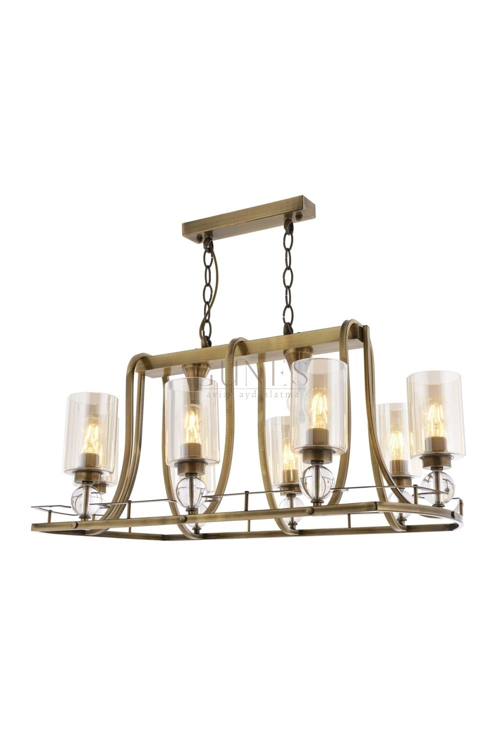 Eskitme Kaplama Modern Avize AVONNİ-AV-1597-8E-YM