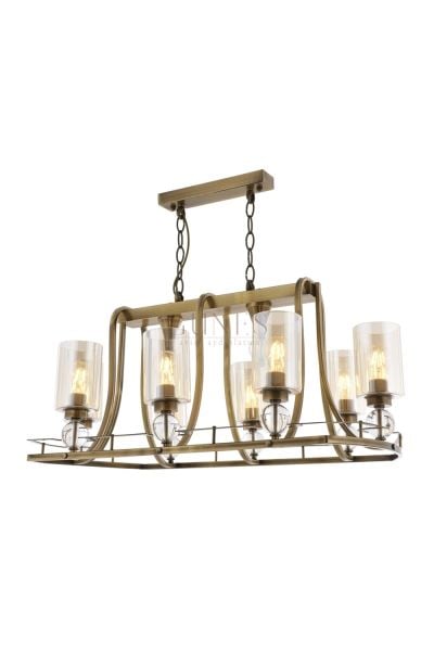 Eskitme Kaplama Modern Avize AVONNİ-AV-1597-8E-YM
