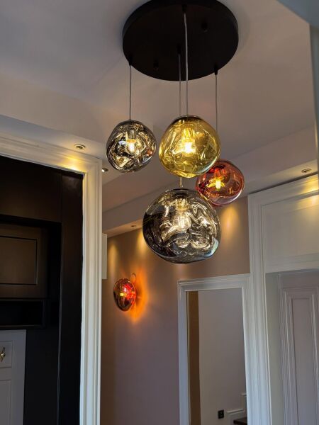 TOMDİXON  RENKLİ SARKIT AVİZE