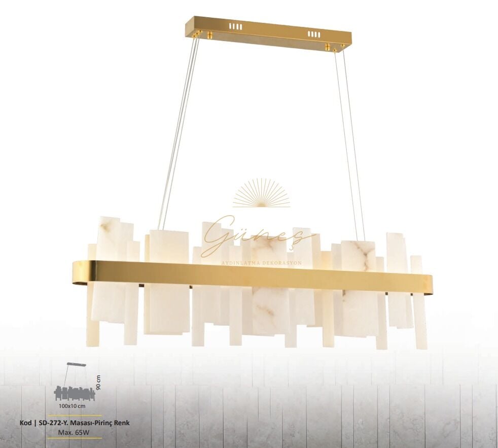 SD-272 Y.MASASI MERMER AVİZE