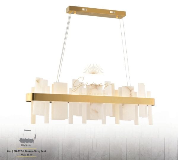 SD-272 Y.MASASI MERMER AVİZE