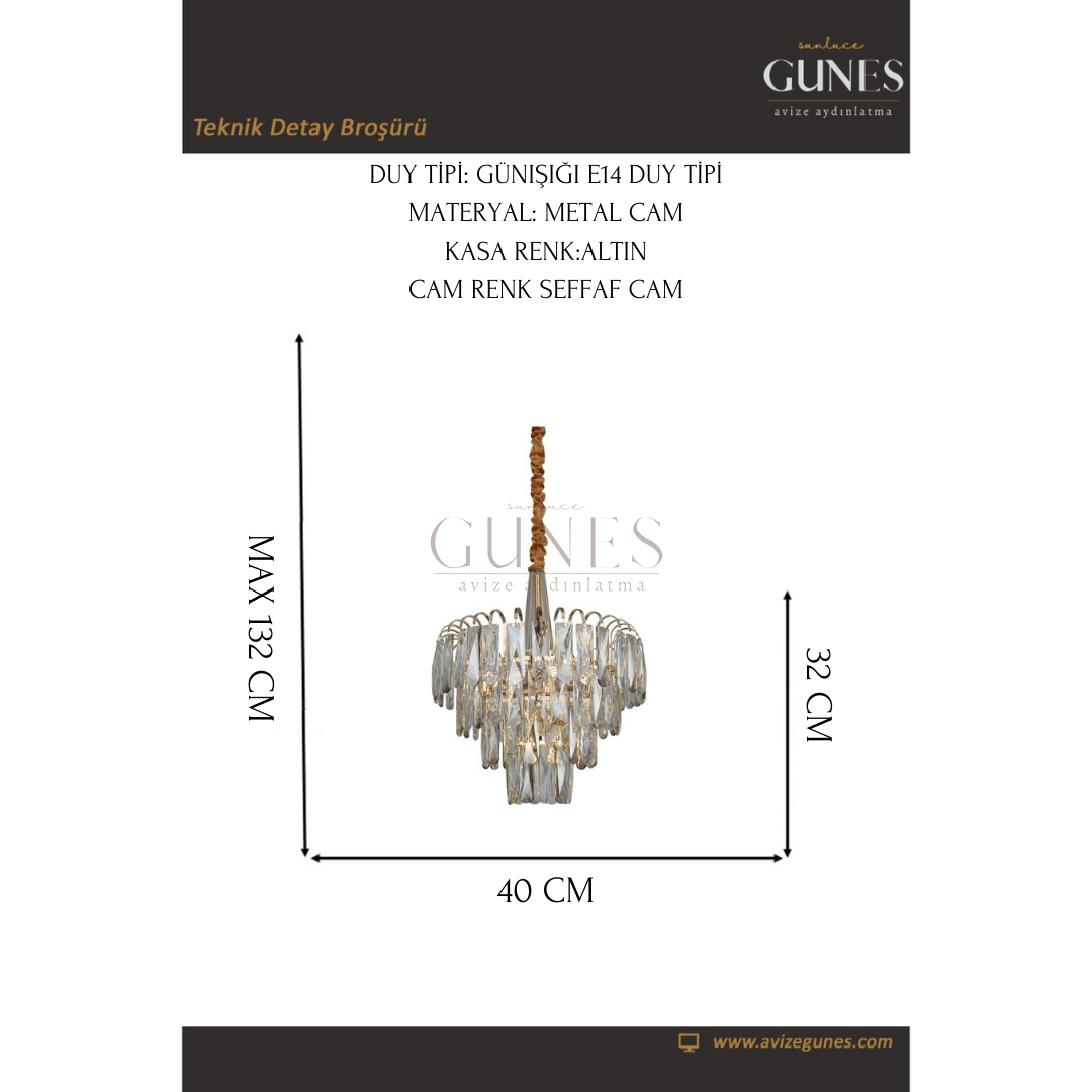 AYTAÇ LUCEA CAVILLA 40 LIK AVIZE 6XE14