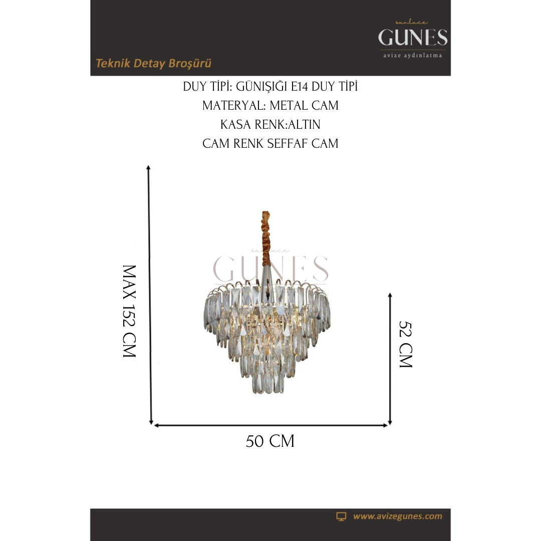 AYTAÇ LUCEA CAVILLA 50 LIK AVIZE 11XE14