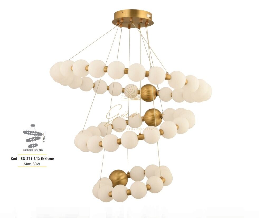 SD-271 3LÜ ESKİTME AVİZE