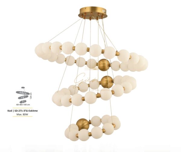 SD-271 3LÜ ESKİTME AVİZE