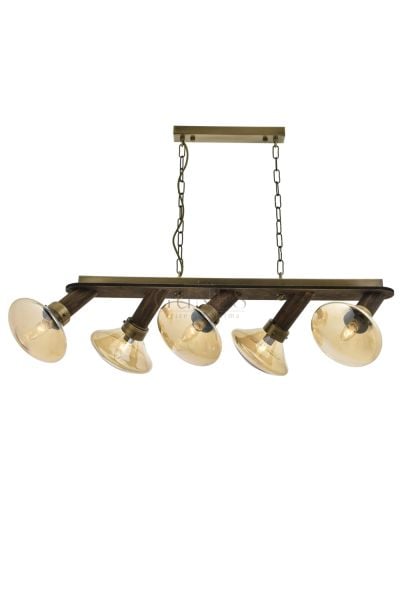 Eskitme Kaplama Modern Avize AVONNİ-AV-1682-5EY