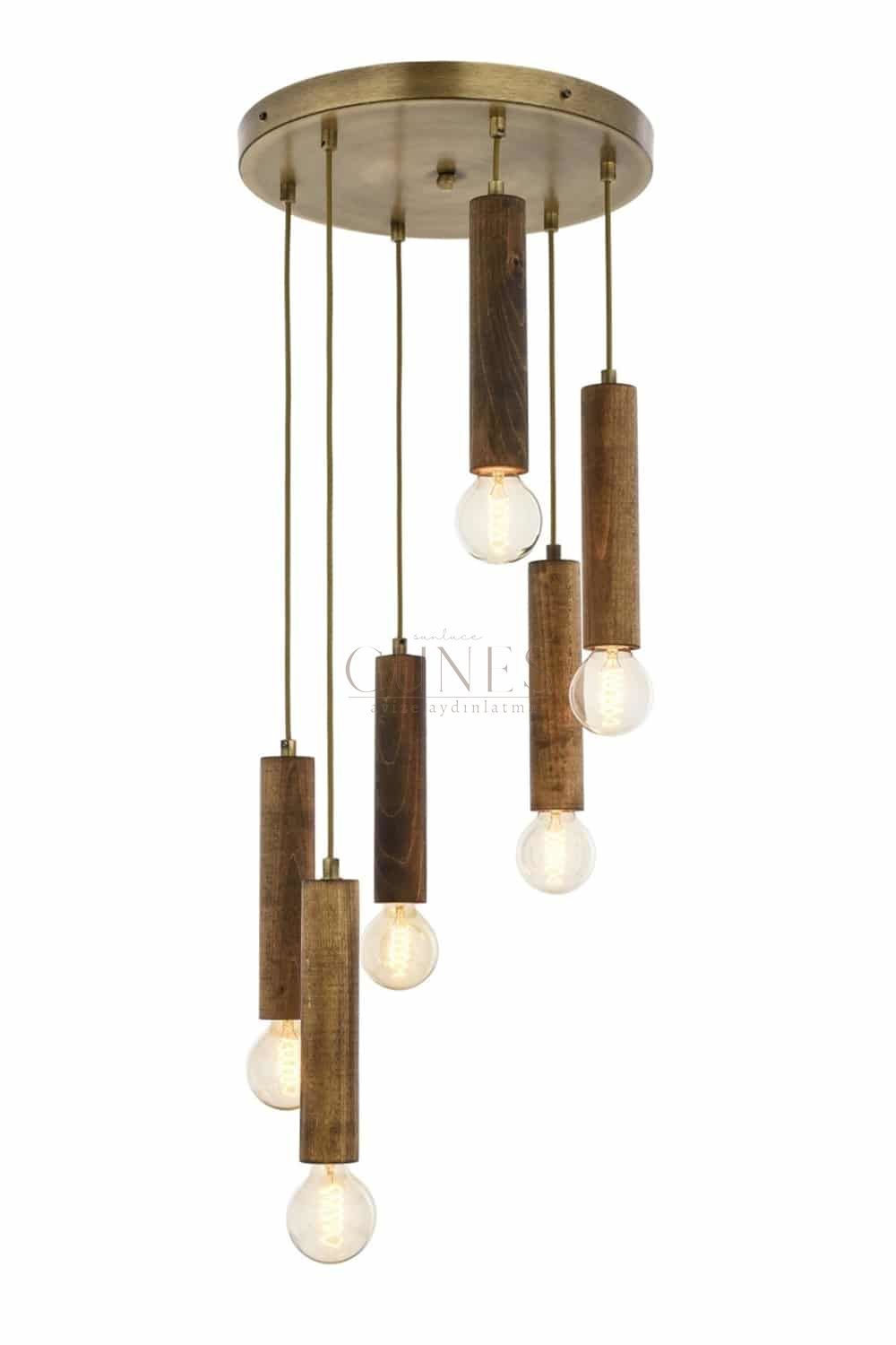 Eskitme Kaplama Modern Avize AVONNİ-AV-1651-6ET