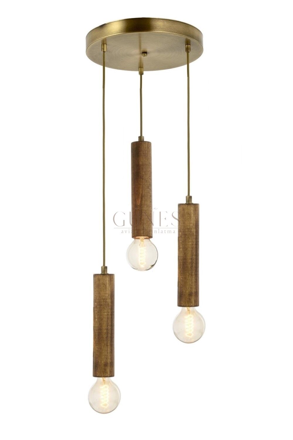 Eskitme Kaplama Modern Avize AVONNI AV-1651-3ET