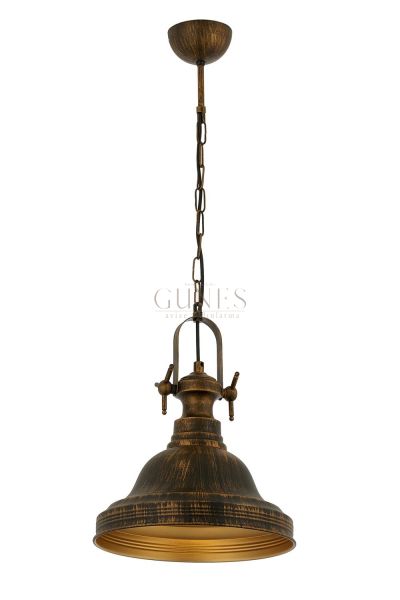 Siyah/Patina Boyalı Modern Avize AVONNI AV-4106-M36-CPR